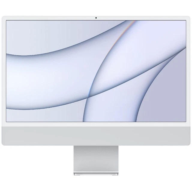 Apple iMac 24" (256GB SSD, Apple M1, 3.20GHz, 8GB, 8-Core GPU) Silver - MGPC3X/A Apple iMac 24" (256GB SSD, Apple M1, 3.20GHz, 8GB, 8-Core GPU) Silver - MGPC3X/A