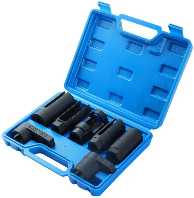 7PC O2 Sensor Socket Kit Auto Oil Pressure Sending Unit Master Wrench Tool Set