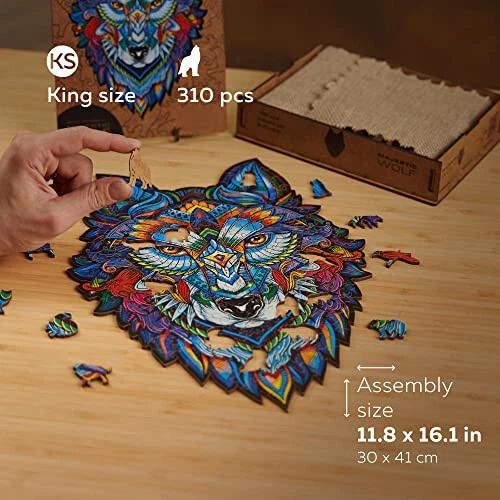 UNIDRAGON Wooden Puzzle Jigsaw, Best Gift for Adults and Children, Jigsaw  [NEW] 4