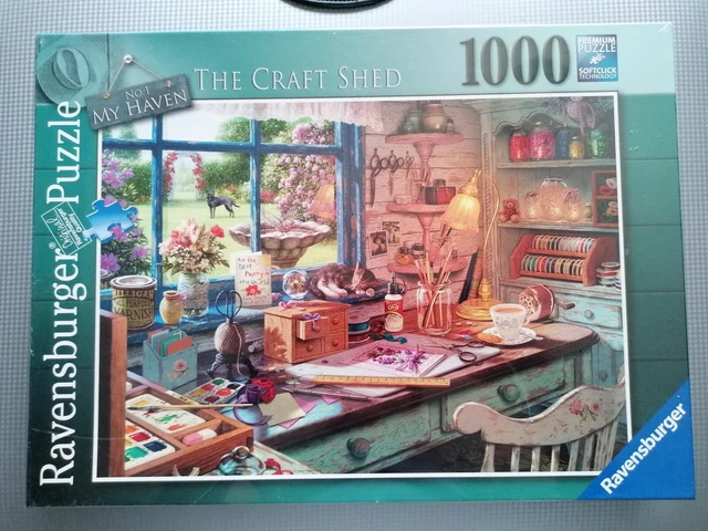 Ravensburger Puzzle 1000 Teile - My Haven: Artist's Shed Motiv