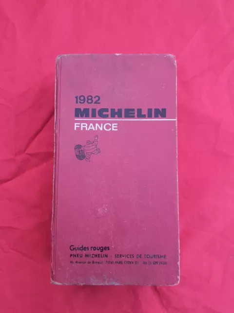 Guide Rouge Michelin France 1982 / Ref3