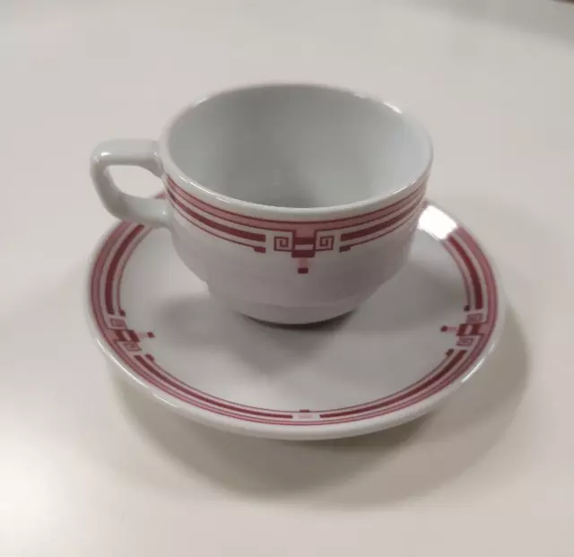Servizio da Caffe X12 Persone Royal Porcelain Con Piattino Impilabili Ristoro