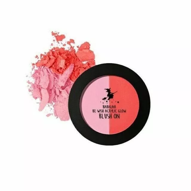 Babalah Be Wish Acrylic Glow Blush On #01 Very Shy 4 g 0.14 oz on cheeks