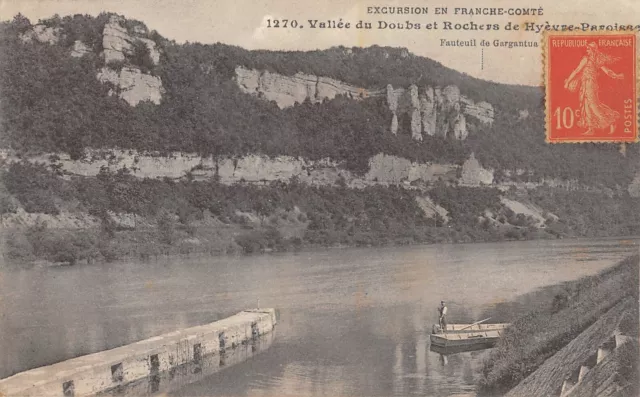Cpa 25 Vallee Du Doubs Et Rochers De Hyevre Paroisse
