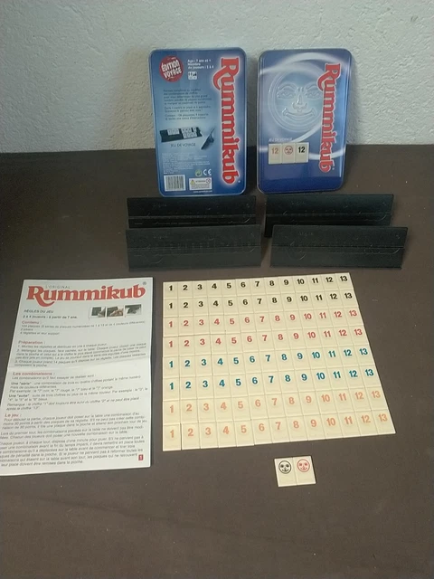 Plaque Numérotée Orange Pour Rummikub - Jeu Parker - À L'unité - Occasion