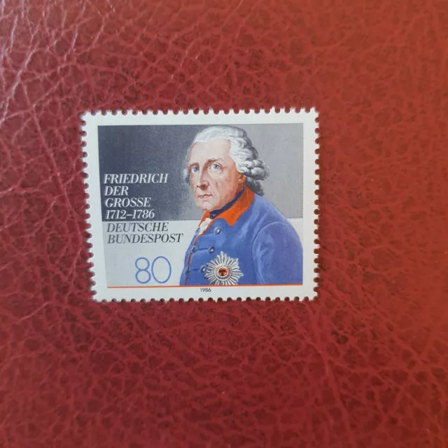 Briefmarke Bund BRD 1986, Michel 1292, Friedrich der Große, postfrisch