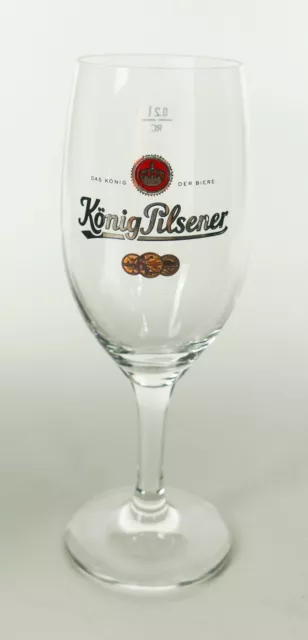 König Pilsener Pils Pokal Glas 0,2l Exklusiv Bier Tulpe Brauereigläser Bar 1506