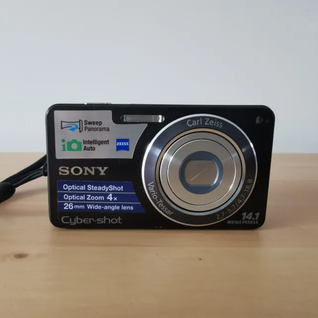 SONY Cyber-Shot DSC-W350 Digital Compact Camera with Battery - Fully Working