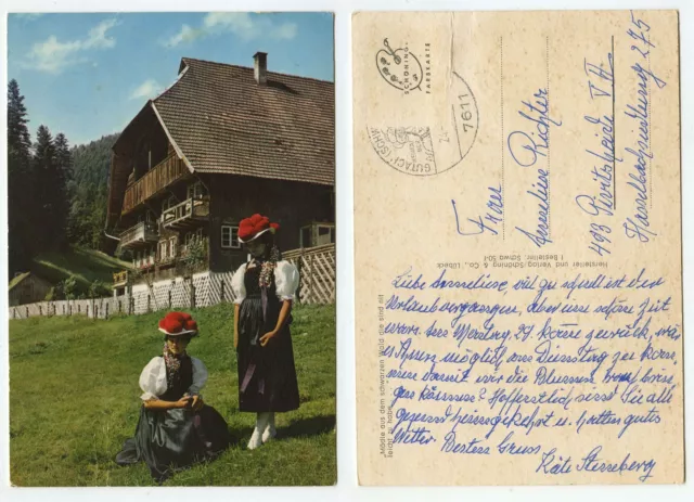 25248 - Black Forest Girls - Costumes - Postcard, Run Report