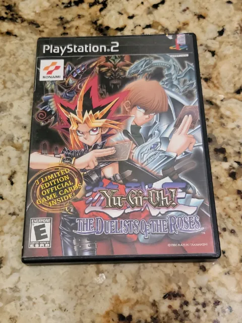 Yu-Gi-Oh The Duelists of the Roses (1996 Konami) PS2 CIB VG+ TESTED