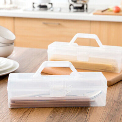 Palillos de cocina de mano vajilla espaguetis fideos caja de almacenamiento de alimentos con ^YB