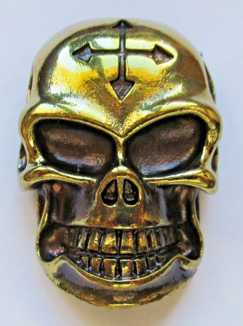 Badge Broche Tête De Loup - Métal Coulé Bronze - NagaPatches - Neuf
