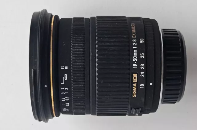 Sigma 18-50mm 1:2.8 f/2,8 EX DC Makro Macro Zoomobjektiv für Pentax K