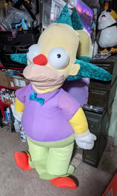 Giant 55" Simpsons Krusty The Clown Huge Jumbo Large Stuffed Plush Figure Toy