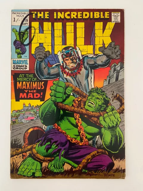 Incredible Hulk #119 - Marvel Comics - 1969 - VG