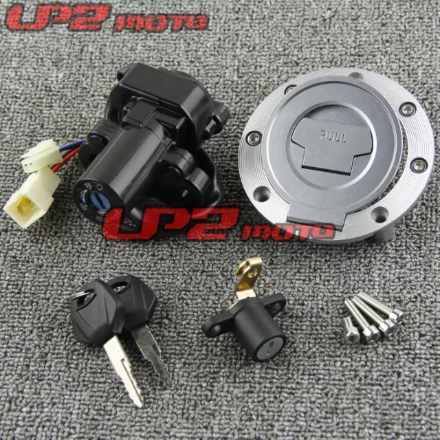 Ignition Switch Lock Key Gas Cap Set For YAMAHA FZ8 FZ8N FZ8S FZ6 FZ6R FZ6N FZ6S