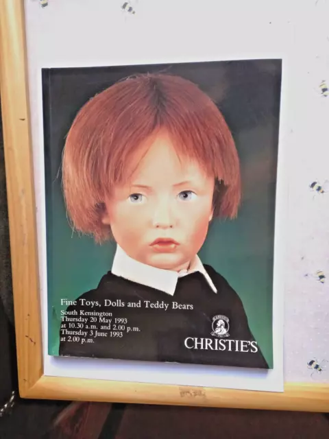 CHRISTIE'S FINE TOYS  DOLLS AND TEDDY BEARS  AUCTION CATALOGUE . MAY 20 th. 1993