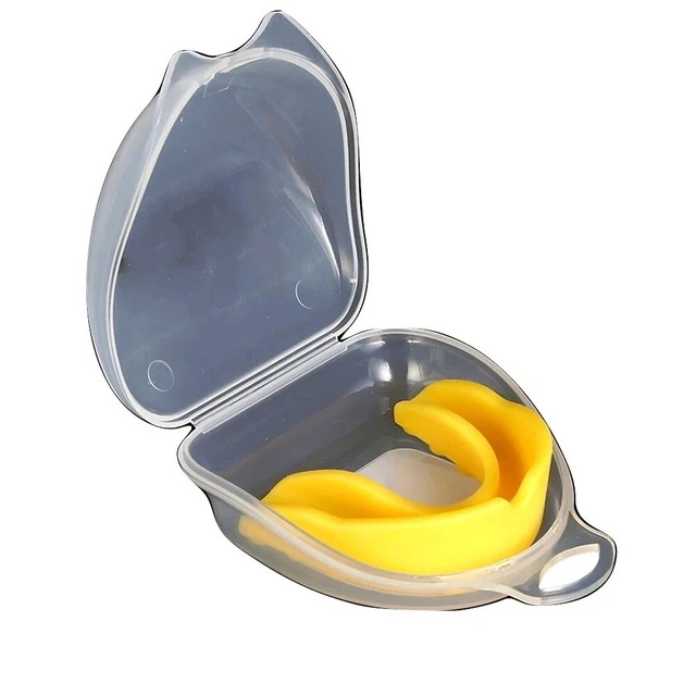 Yellow Mouth Guard Adult Sports Mouthguard Athlete Boxer Rocky Costume Accessory