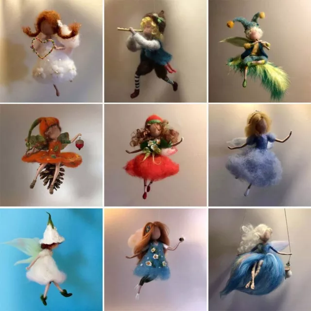 Felt Toy Fairy Wool Felting Wool Doll Needle Felting Kit Handmade Material Kit