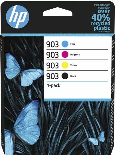 Multipack Originale Cartucce Hp 903 Nero + Colore  6Zc73Ae Standard