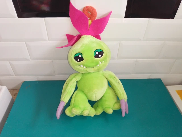 Juguete de peluche grande Digimon Guilmon de 60CM, monstruos digital