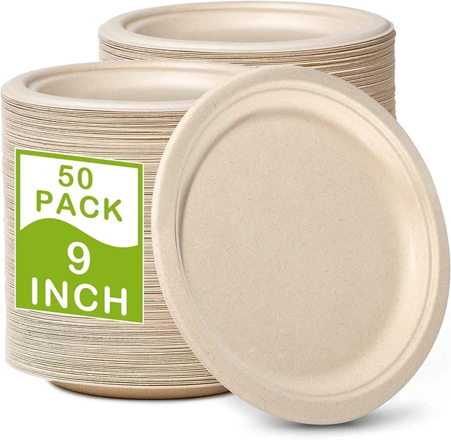 50 Couvercles En Verre Transparent Pour Cocktails – Diamètre 9 Cm – Perforés Pour Paille – Biodégradables