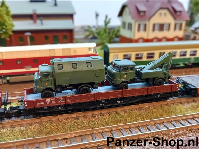 Maquette IFA W50 équipage GPL - Échelle TT 1:120, Modèle Limité K&B, Allemagne