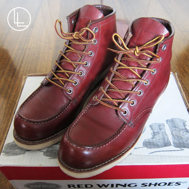 RED WING 9106 Classic Moc Oro Russet Boots in Excellent Condition 