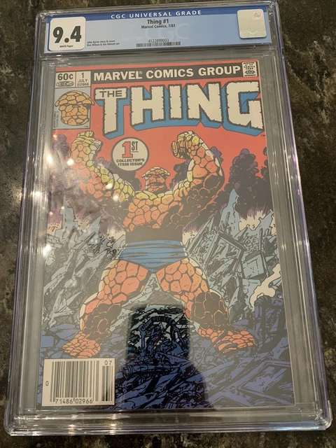 The Thing #1 Newsstand CGC 9.4 Plus Mighty Thor Marvel Spectacular 1 CGC 9.0