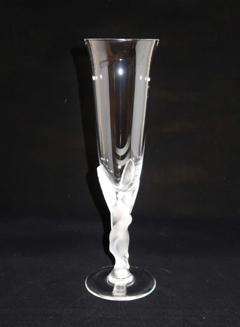 Igor Carl Faberge KISSING DOVES Champagne Flute, 9 5/8" Tall, Frosted Stem Igor Carl Faberge KISSING DOVES Champagne Flute, 9 5/8" Tall, Frosted Stem