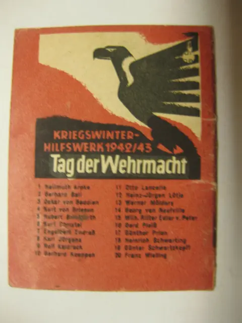 WHW-RSS,  RKT  Günter Schwarzkopff,   Tieste 557   Tag der Wehrmacht