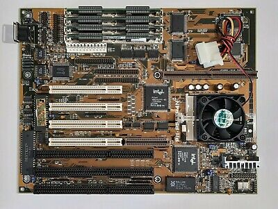 ASUS p/i-p55tp4n Socket 7 ISA + scheda madre Intel Pentium 133mhz + 32mb EDO RAM