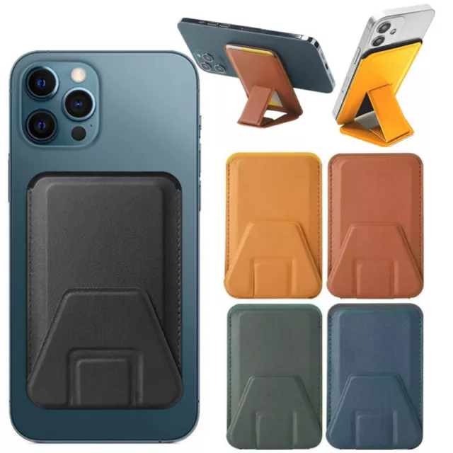 Magnetic Leather Wallet Fr iPhone 13 12 Pro Max Mag Safe Card Pocket Case Holder