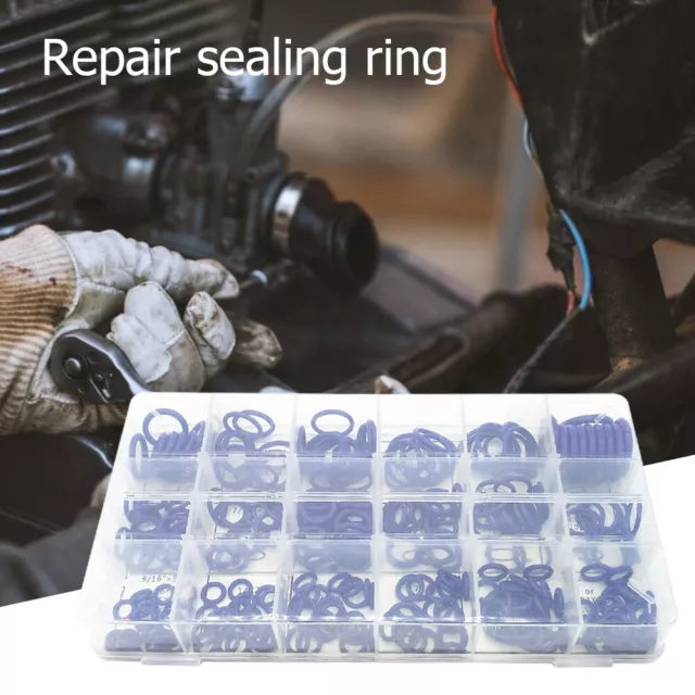 270pcs 18 Sizes Rubber HNBR O Rings Seal Kit for Air Conditioning Compressor 3