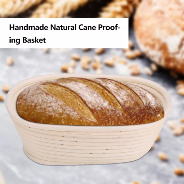 Handgefertigtes Ungebleichtes Naturrohr Banneton Gärkorb Teig Brot Backen Kit