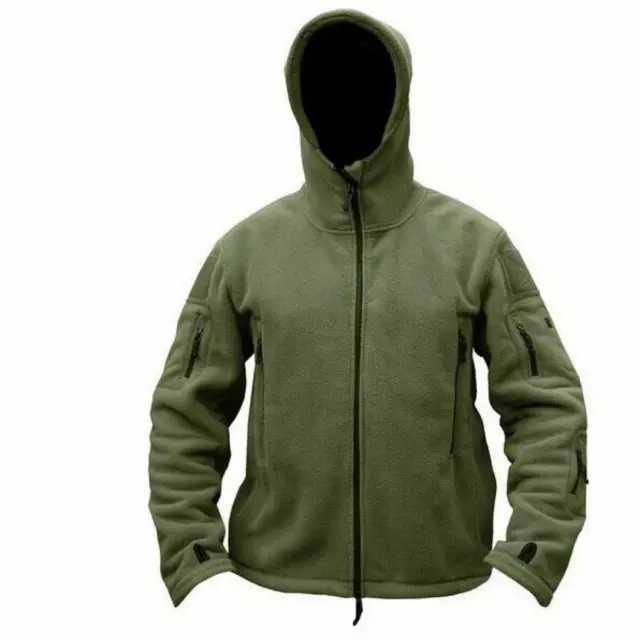 Tactical Jacket Fleece Men's Coat Coats Outdoor Hiking Windproof Hooded Shell