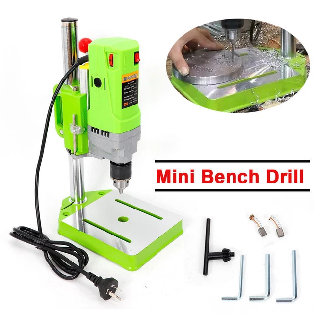 710W Electric Bench Drill Press Stand Mini Drilling Machine Drill Chuck