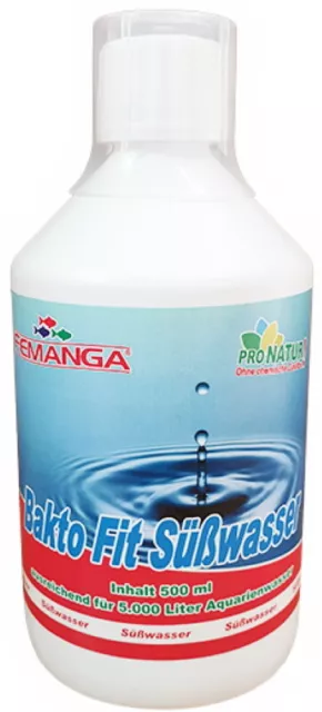 Femanga Bakto Fit Süßwasser- Wasseraufbereiter optimales Bakterienfutter 500 ml