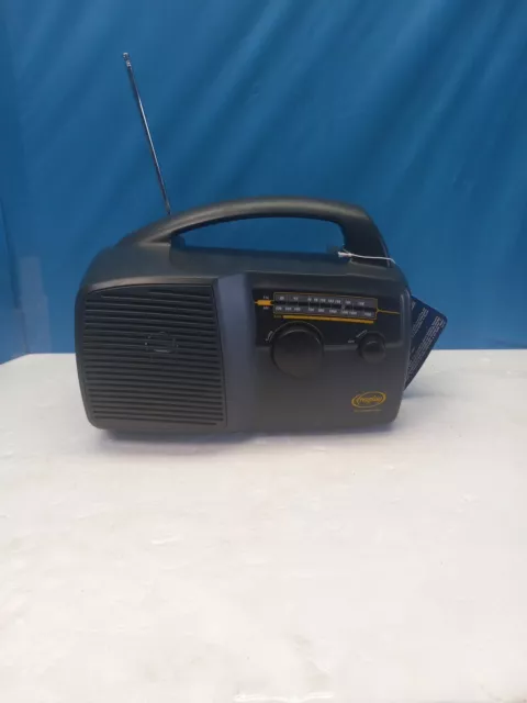 FREE PLAY Free Power crank radio self powered black