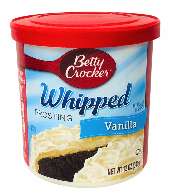 BETTY CROCKER WHIPPED Vanilla Frosting 12 oz £4.90 PicClick UK