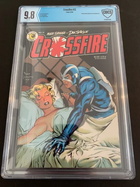 Crossfire #12 * Cbcs 9.8 * (1985)  Dave Stevens Marilyn Monroe Cover!  Like Cgc!