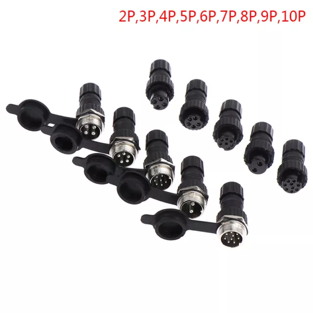 QL16 Spina aviazione impermeabile 2/3/4/5/6/7/8/9/10 pin connettore saldato soc P YK