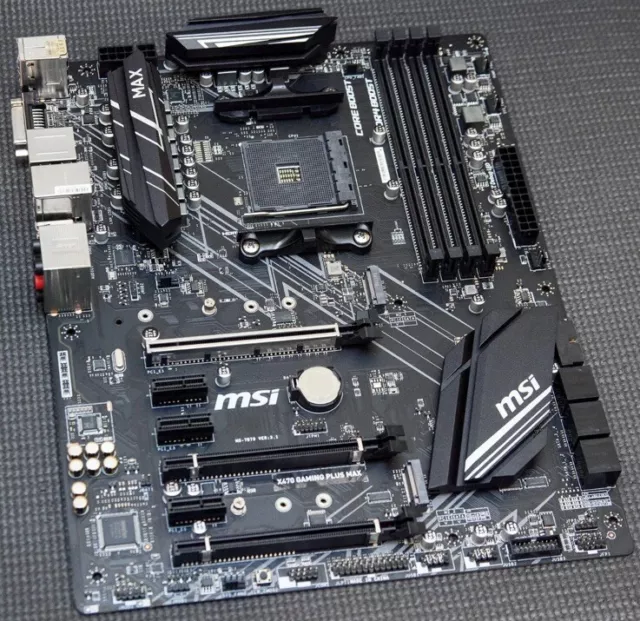 MSI X470 GAMING PLUS MAX AMD AM4 ATX Motherboard DDR4 *TESTED & LATEST BIOS*