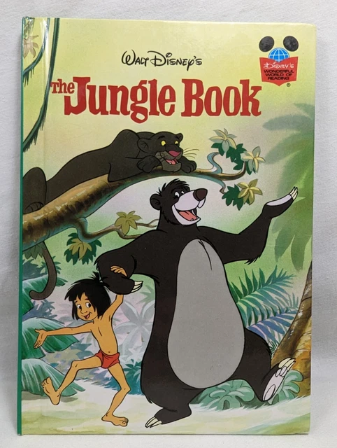 1993 Walt Disney's The Jungle Book Wonderful World of Reading Hardcover 1st Edit