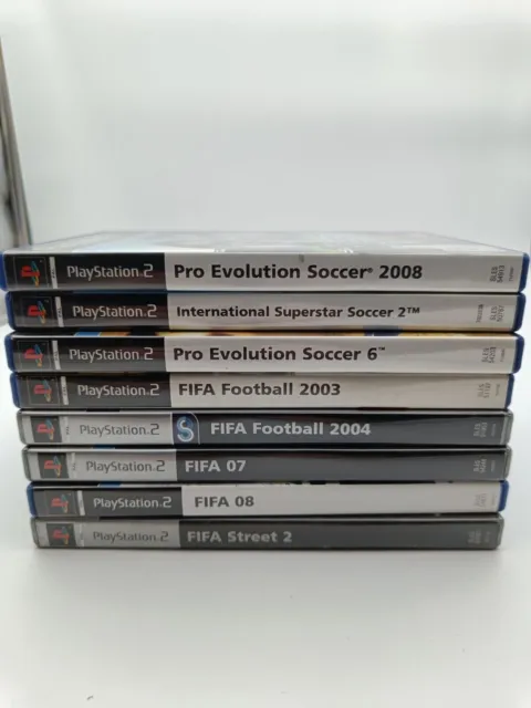 ENSEMBLE DE JEUX FIFA + PES PS2 - PES 2008, ISS 2, PES 6, FIFA Series, FIFA...