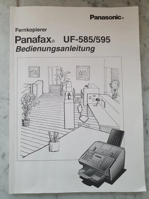Panafax  UF- 585/595 Panasonic Bedienungsanleitung