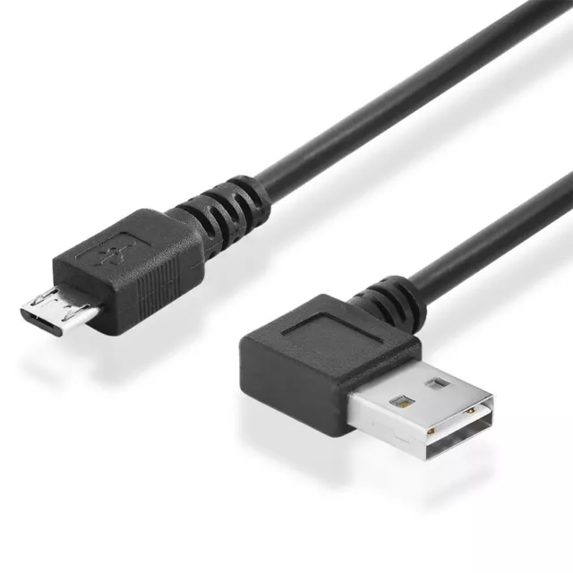 5m USB Lade-Kabel für zB Playstation 4 Xbox One Controller gewinkelte Stecker