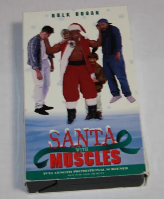 VINTAGE VHS TAPE Hulk Hogan Santa With Muscles $3.99 - PicClick
