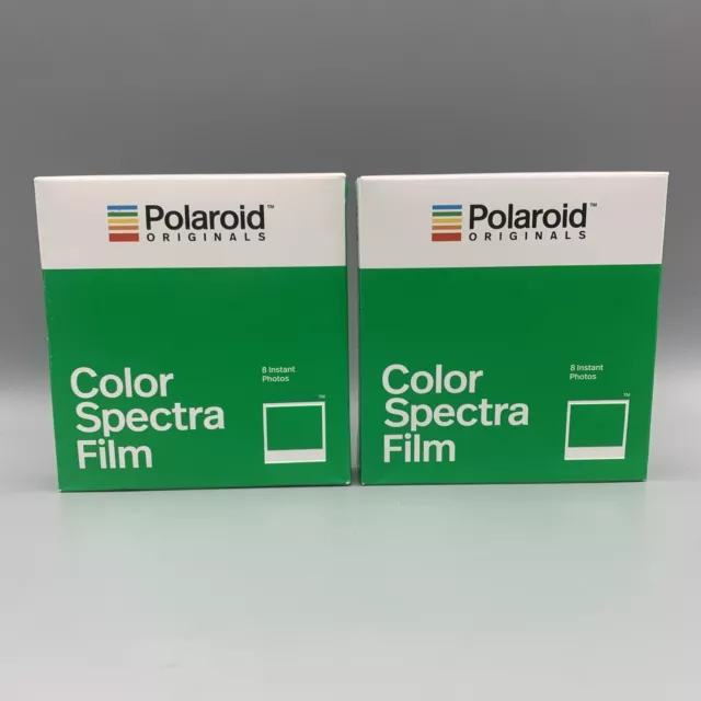 2 Packs - Polaroid Color Spectra Instant Film 8 Instant Photos NEW Exp 12/17