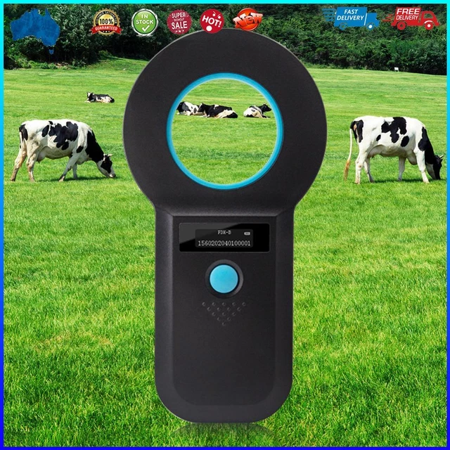 Animal Chip Scanner for EMID FDX-B Pet ID Reader RFID Handheld Microchip Scanner